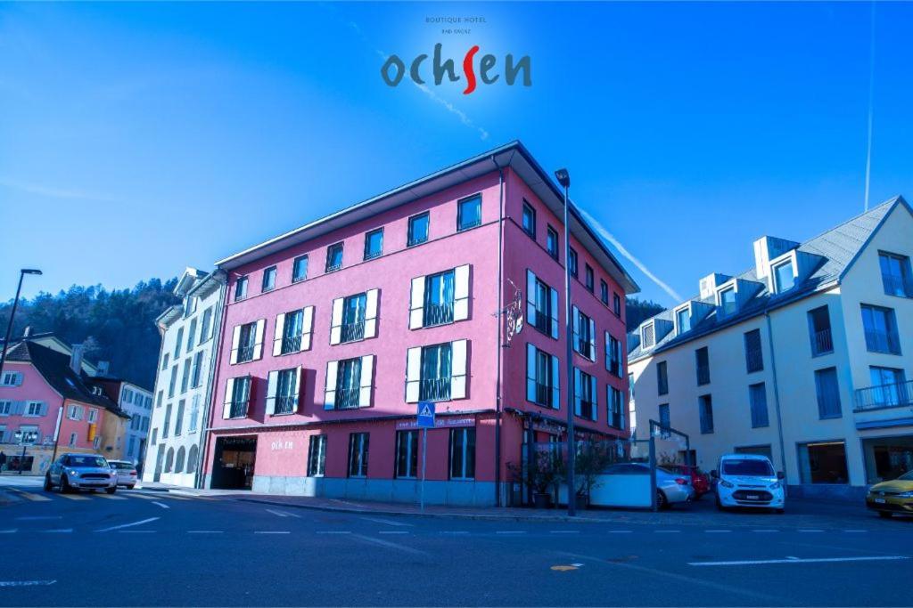 Boutique Hotel Ochsen Self-Check-In Bad Ragaz Exterior foto